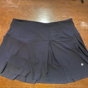 Lululemon Athletica Black Tennis Skirt Size 12